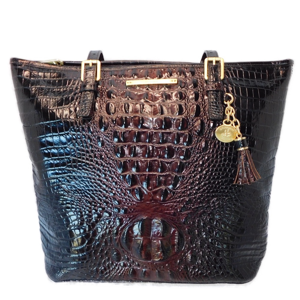 Brahmin Medium Asher Tote in Pecan Melbourne